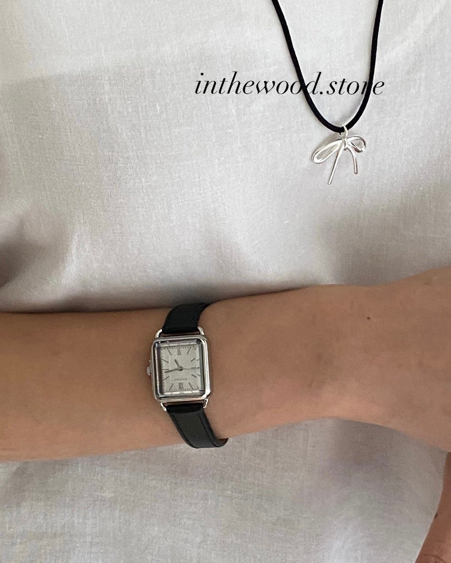 Square Crystal Watch