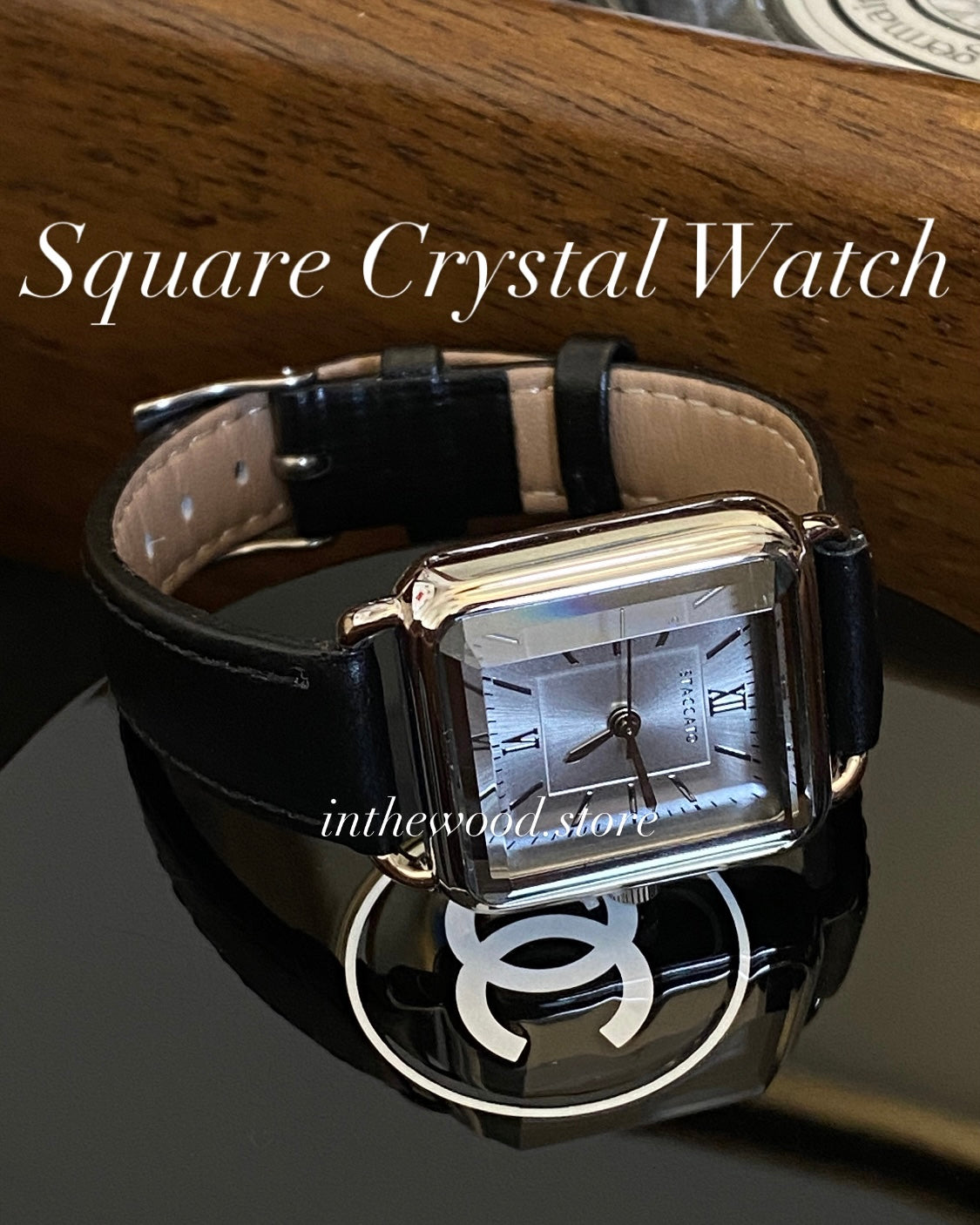 Square Crystal Watch