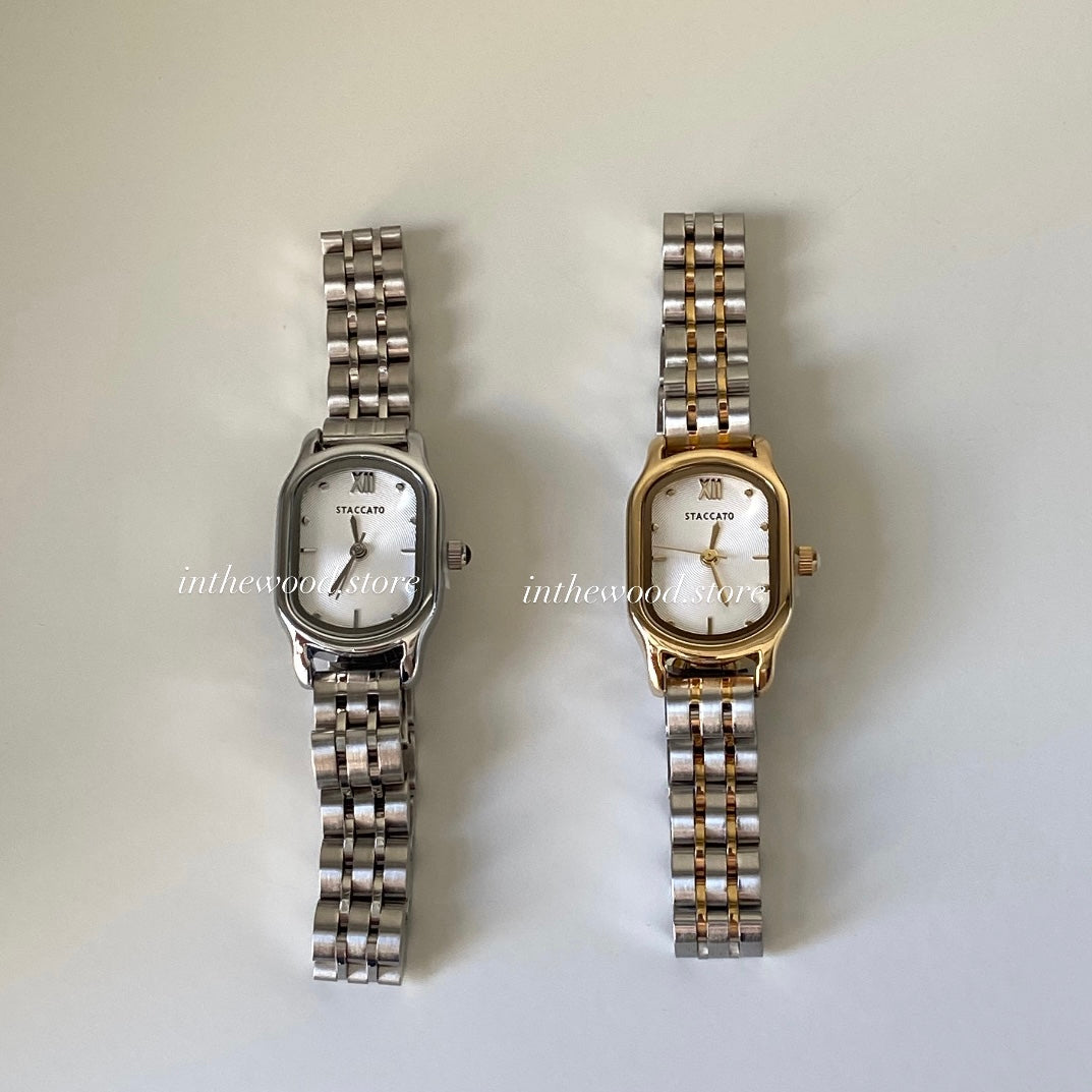 Classic Oval Steel WATCH