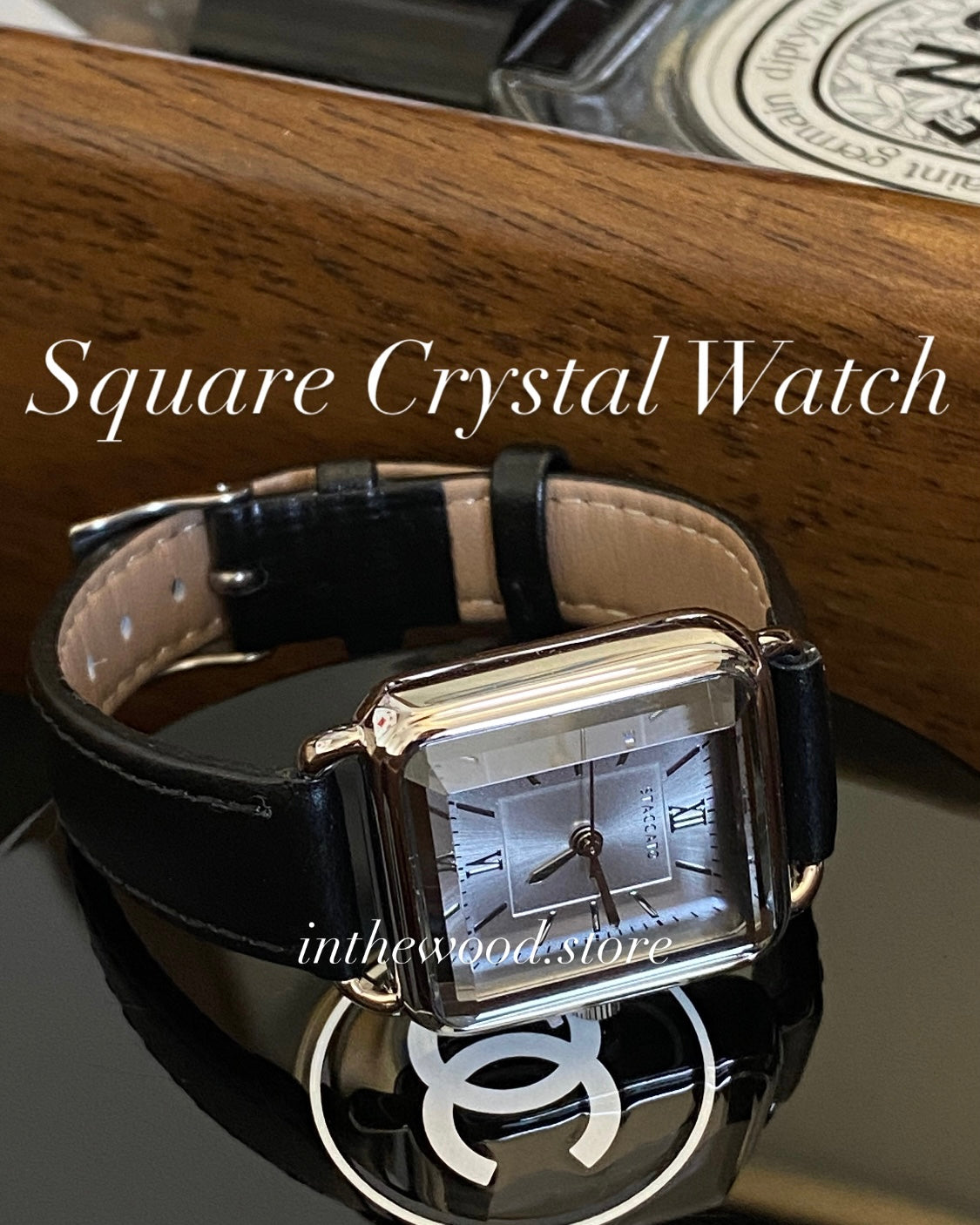 Square Crystal Watch