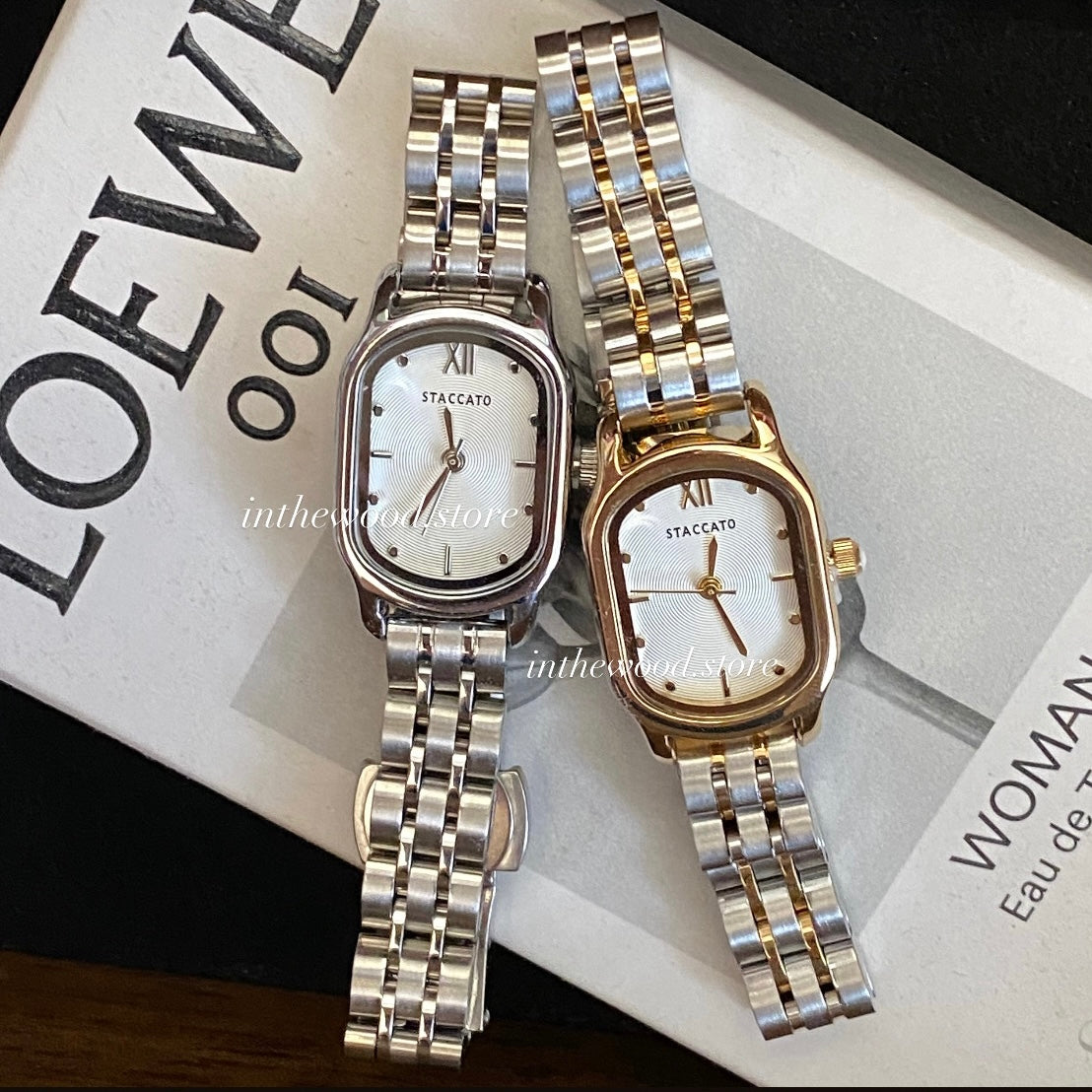 Classic Oval Steel WATCH