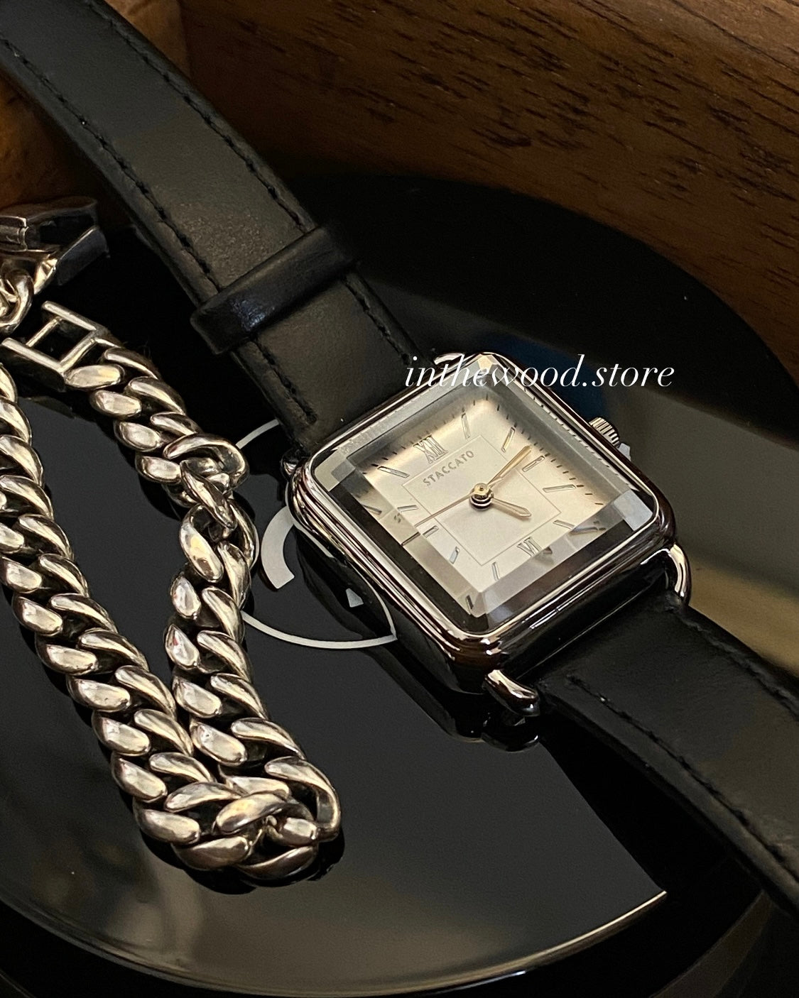 Square Crystal Watch