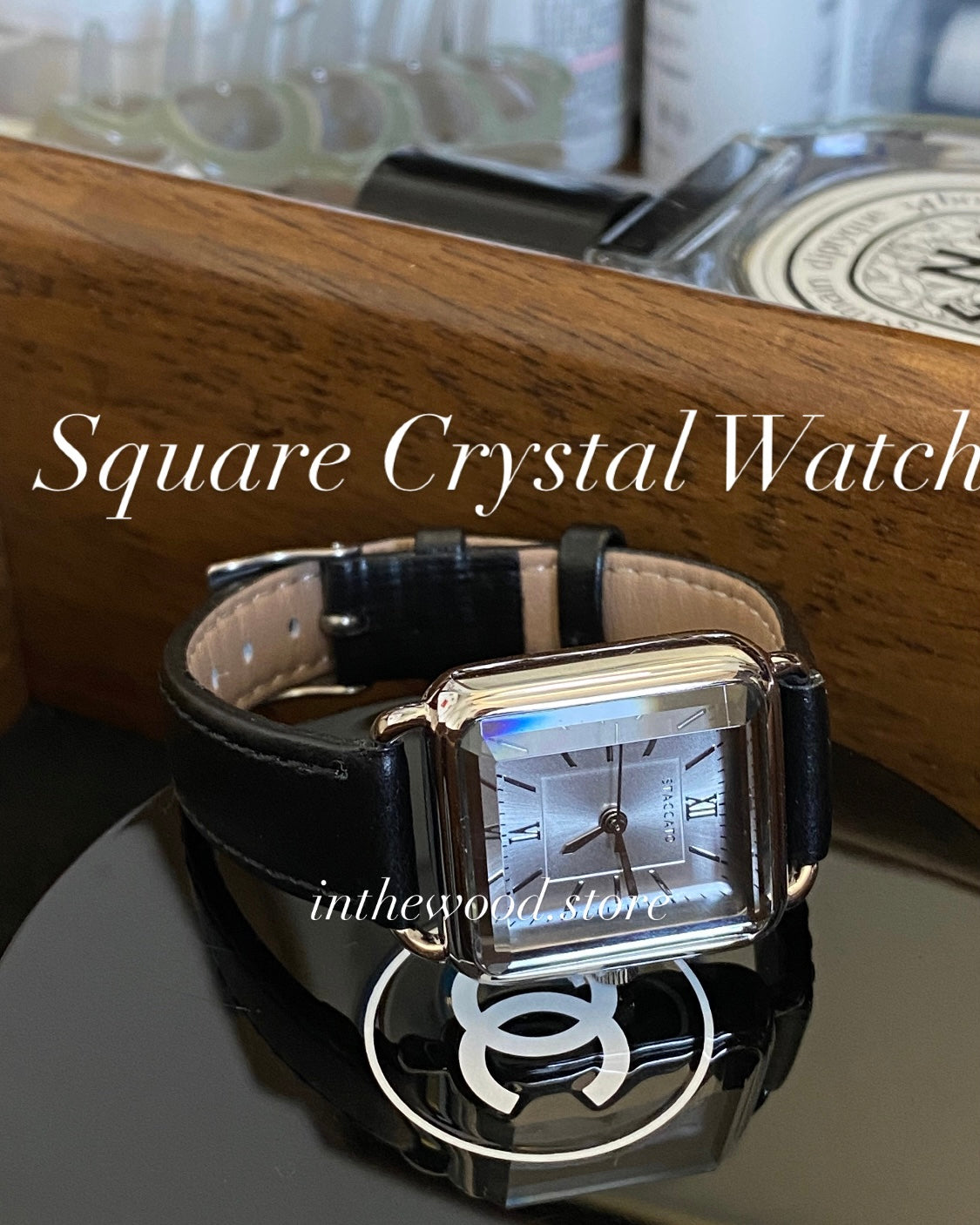 Square Crystal Watch