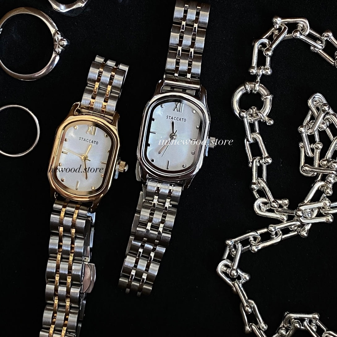 Classic Oval Steel WATCH
