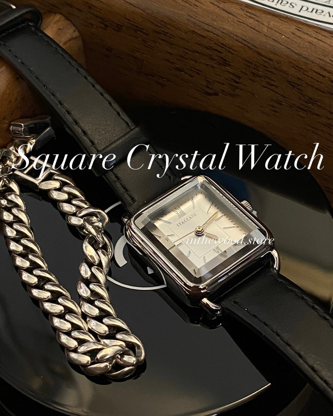 Square Crystal Watch