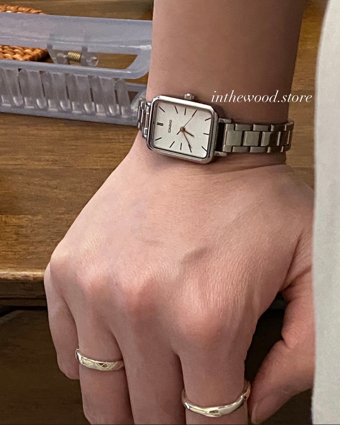 Casio Square Steel WATCH