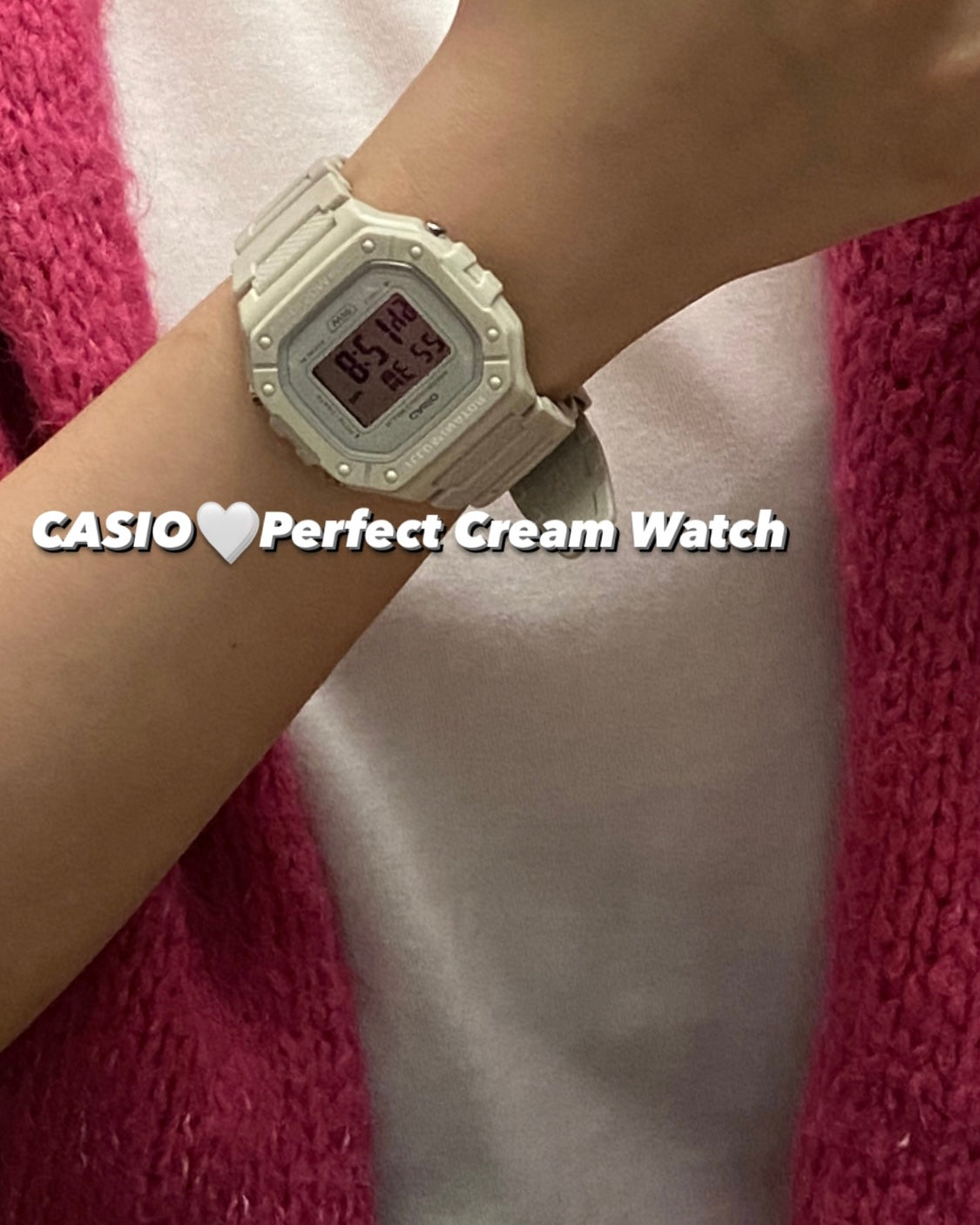 CASIO🤍Perfect Cream Watch