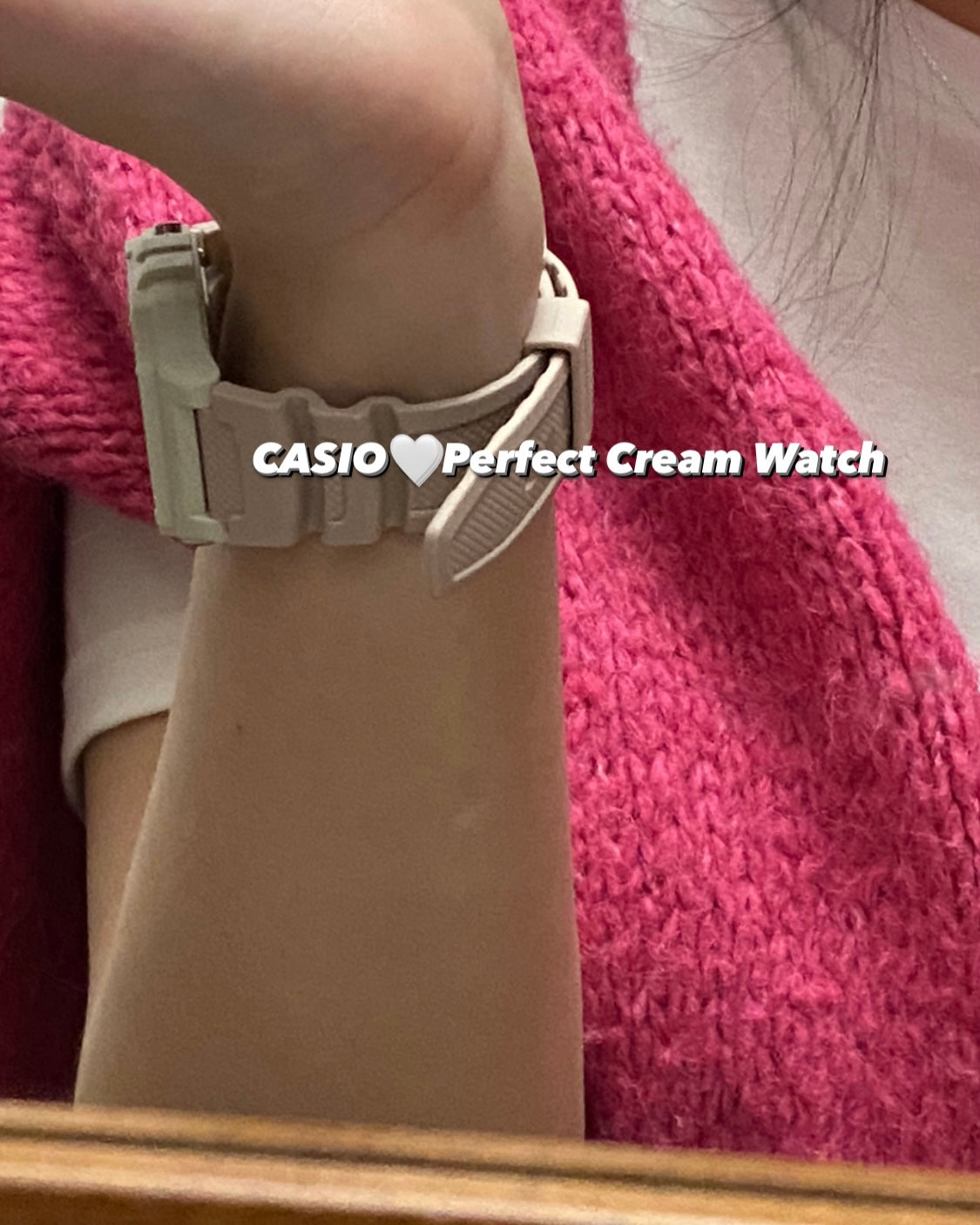 CASIO🤍Perfect Cream Watch