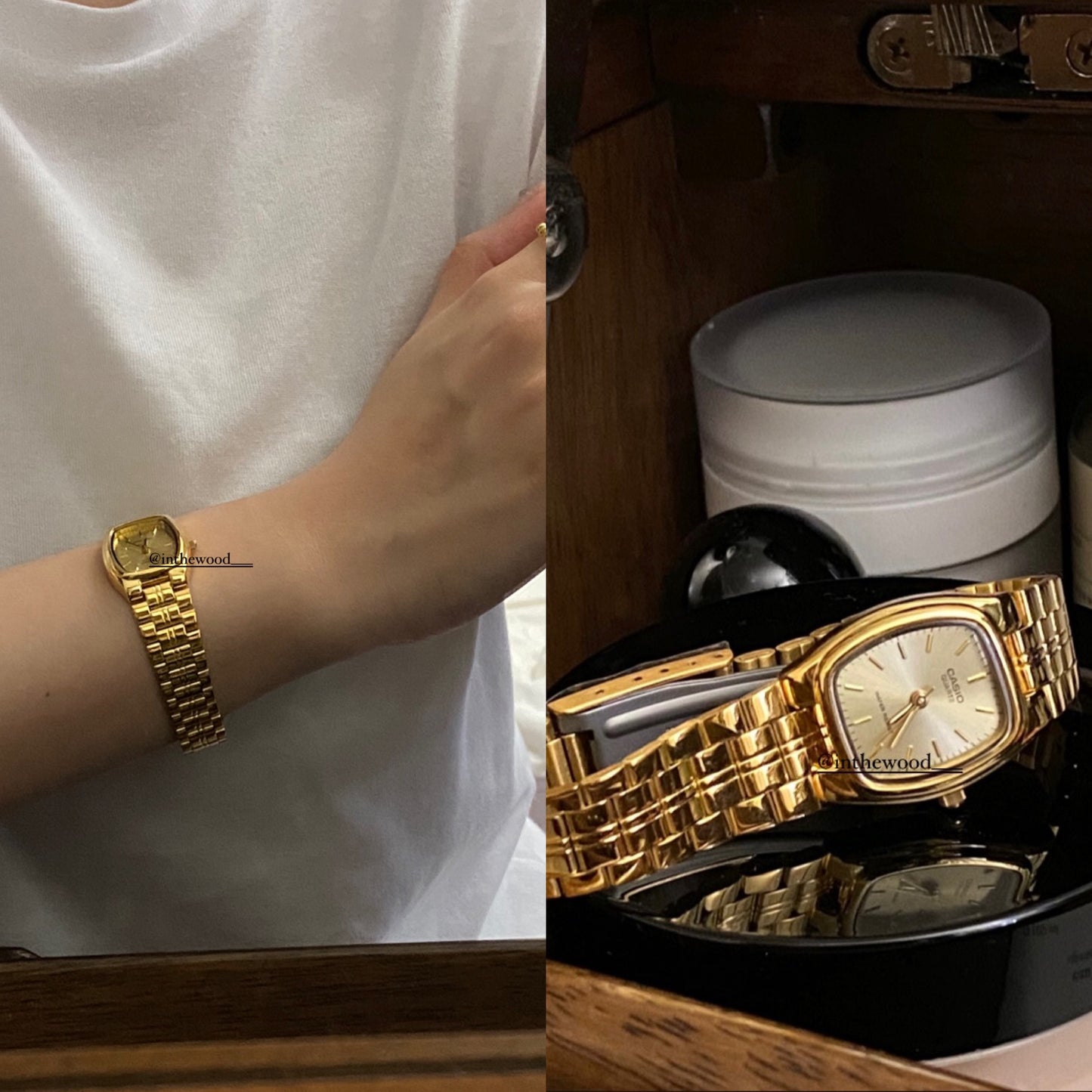 經典款🤍Casio Classic Gold Watch