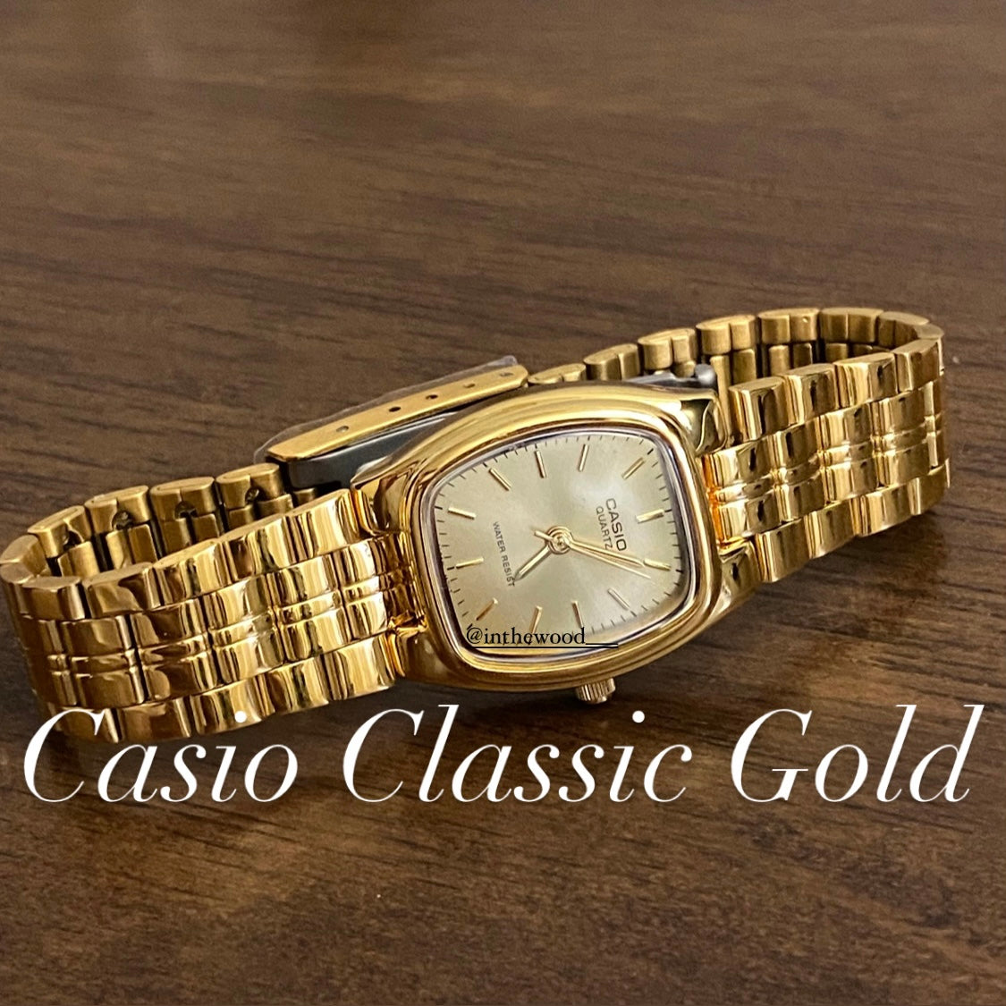經典款🤍Casio Classic Gold Watch