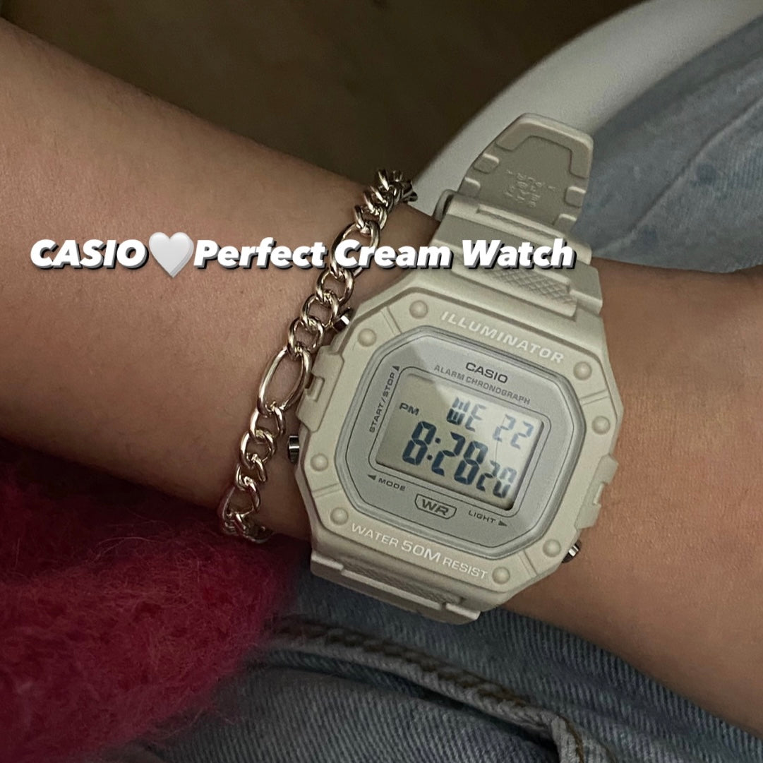 CASIO🤍Perfect Cream Watch