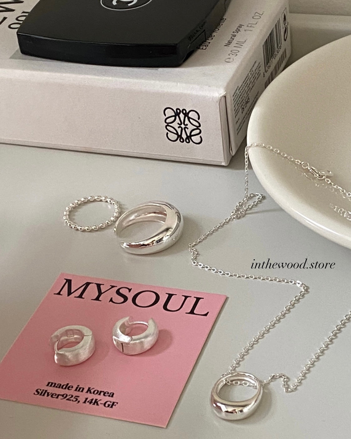 [925silver] Daily O Necklace