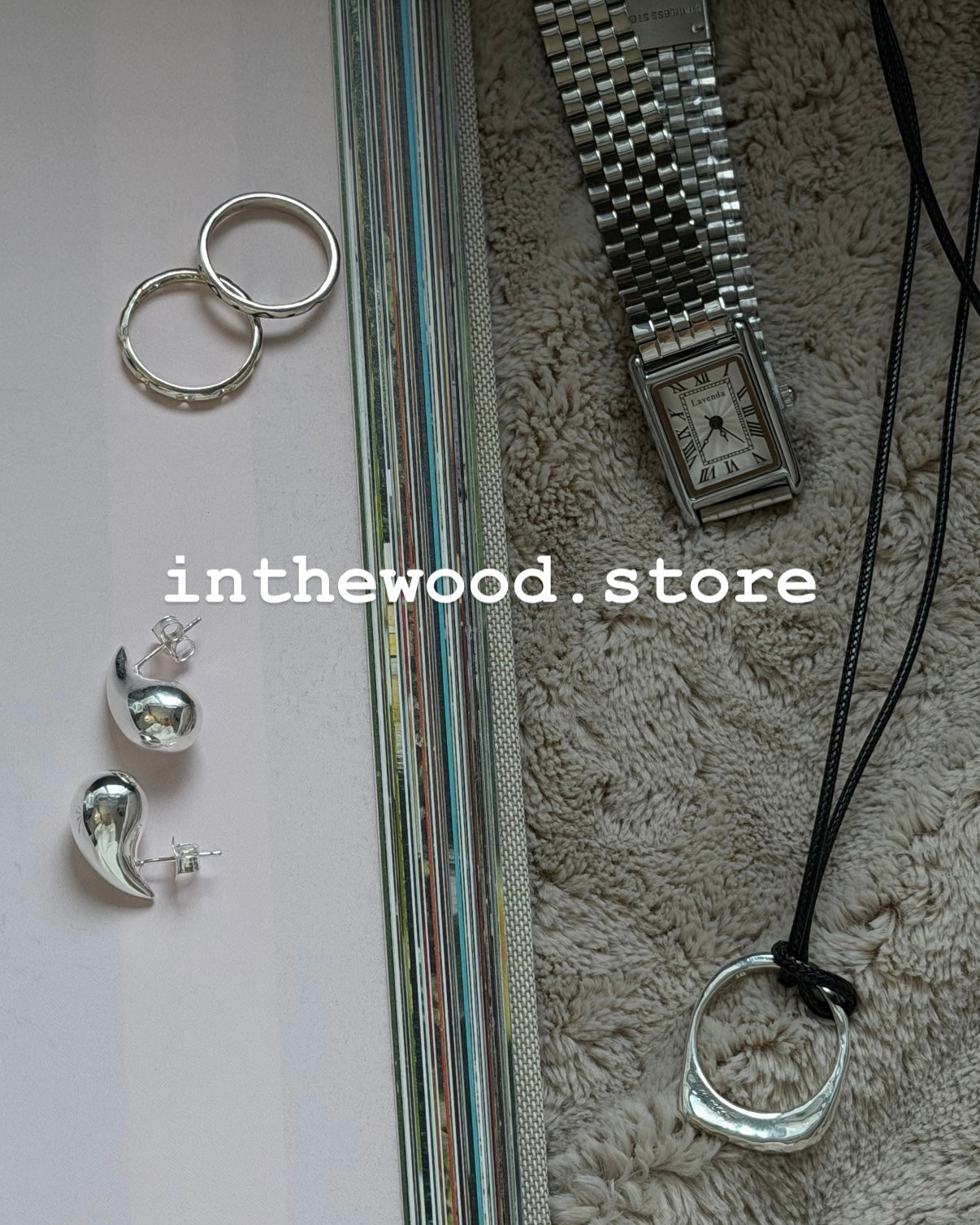 [925silver] Bold Drip Earrings