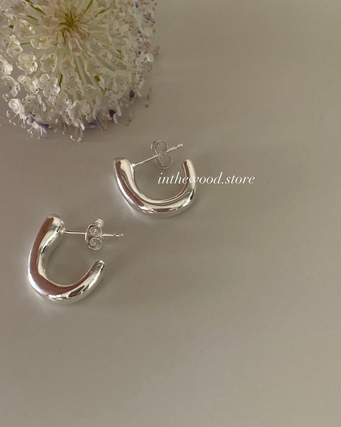 [925silver] Classic Curve Earrings