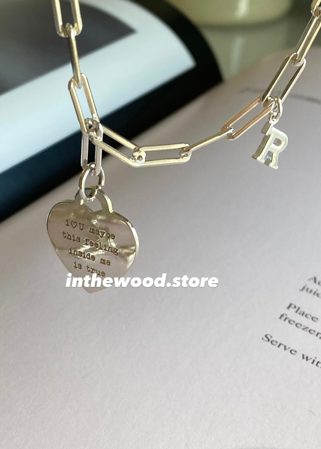 [925silver] 客制刻字  LOVE Letter Bracelet / Necklace