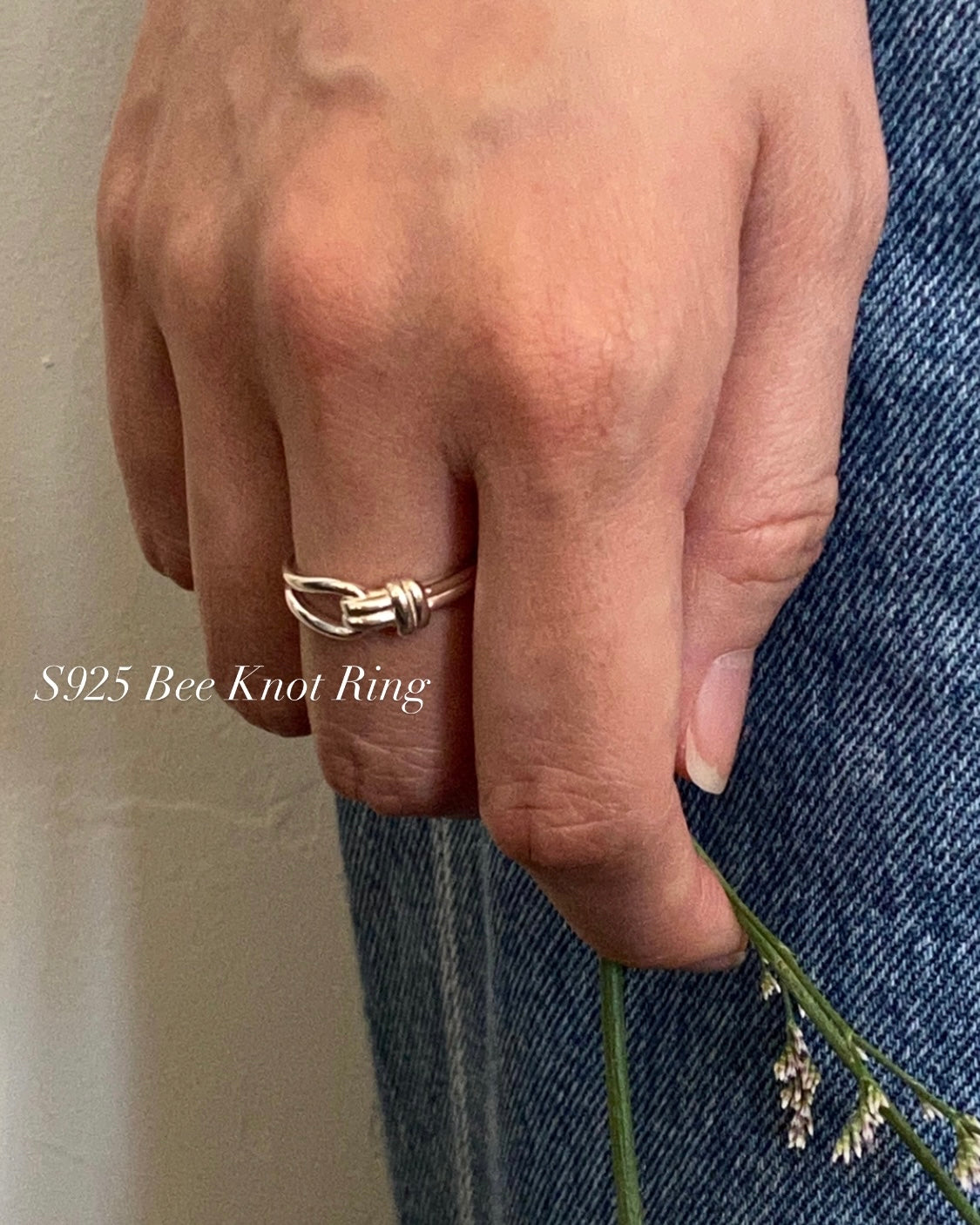 [925silver] Bee Knot Ring