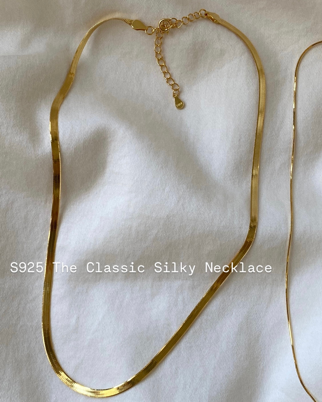 [925silver] The Classic Silky Necklace