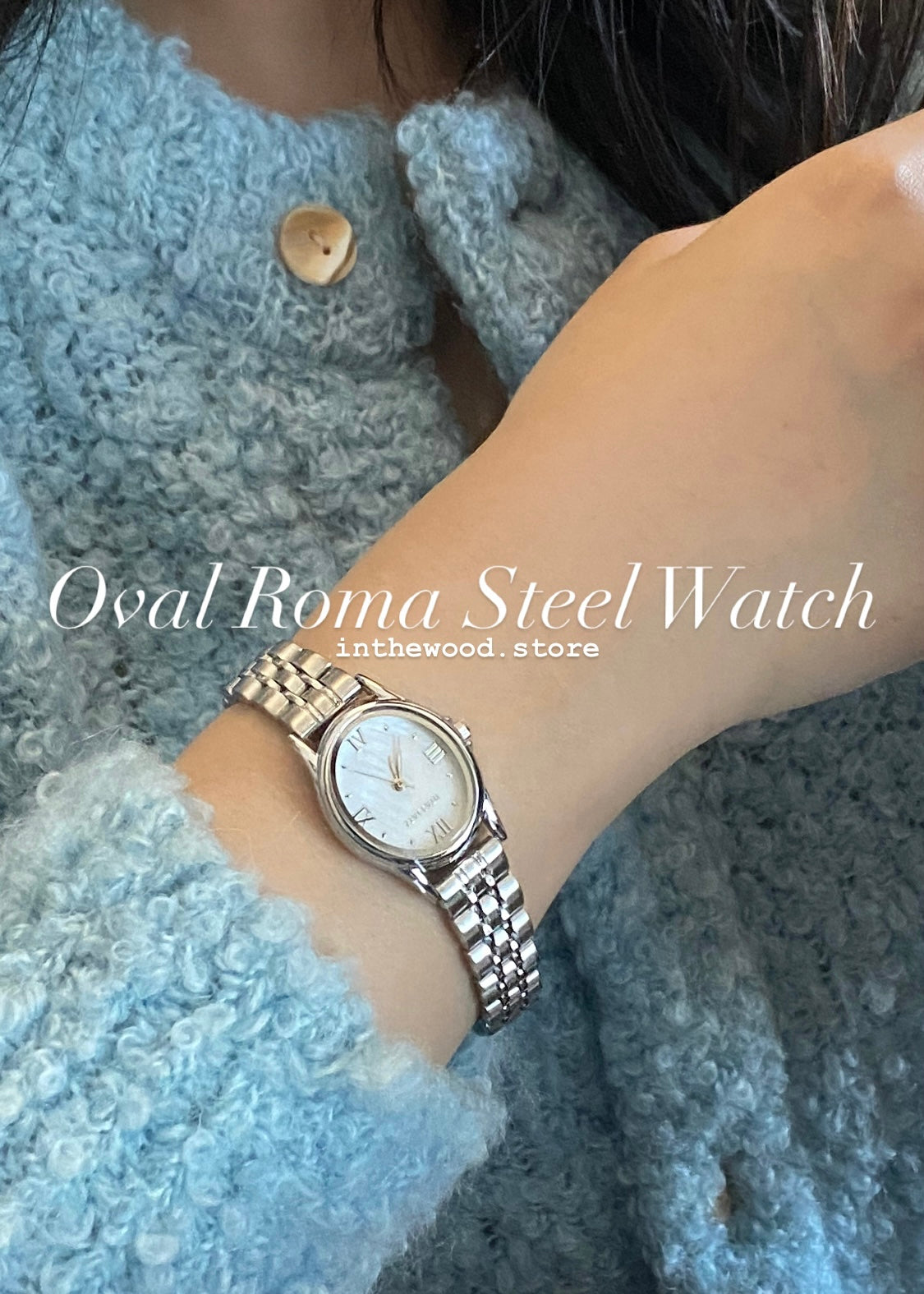 Oval Roma Steel Watch