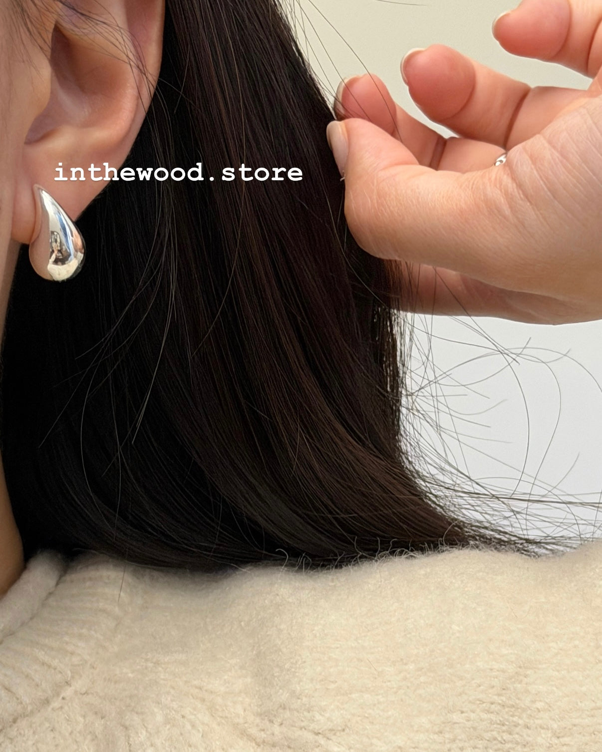 [925silver] Bold Drip Earrings