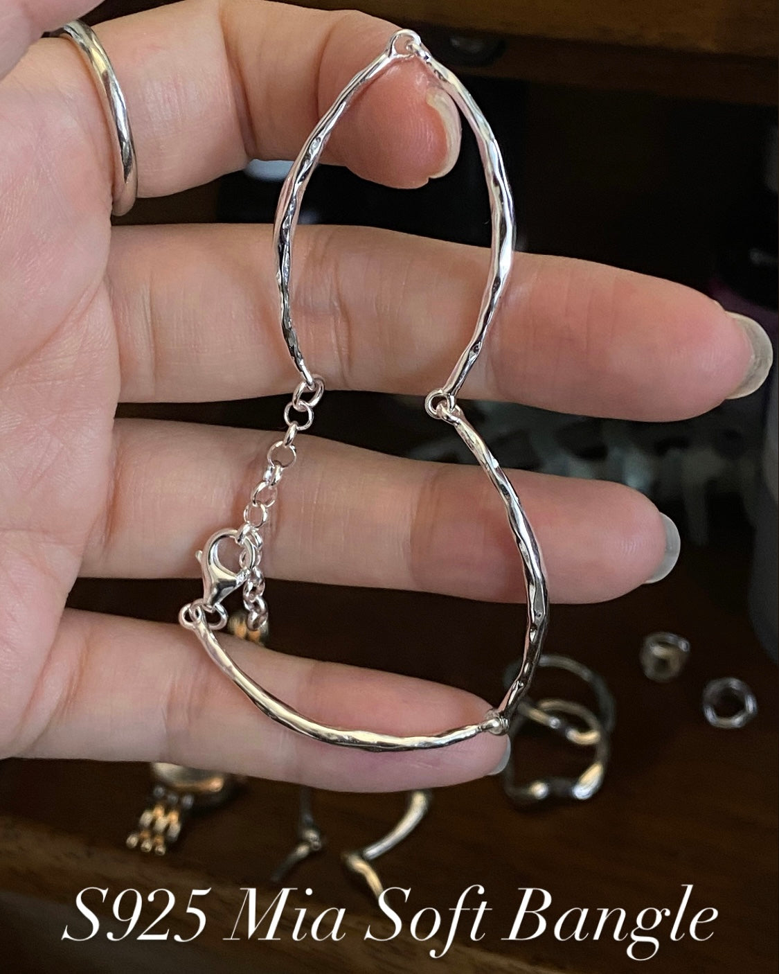 [925silver] Mia Soft Bangle