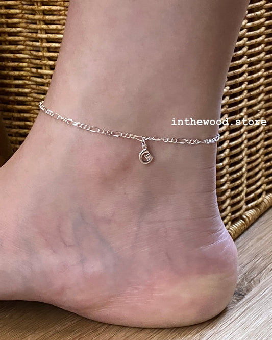 [925silver] Basic Splice Anklet