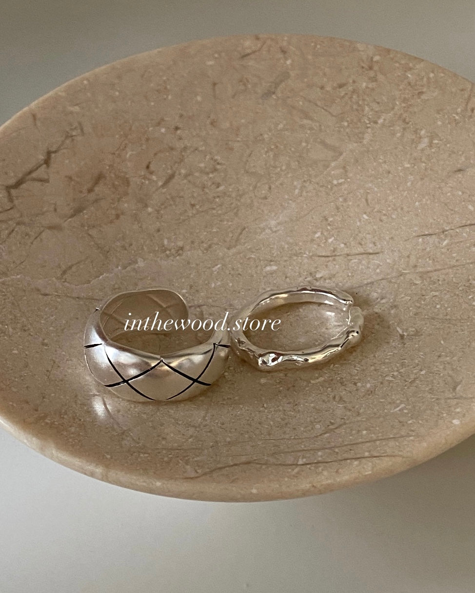 [925silver] Mini Rough Ring