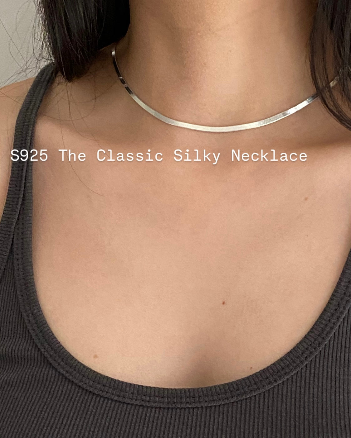 [925silver] The Classic Silky Necklace