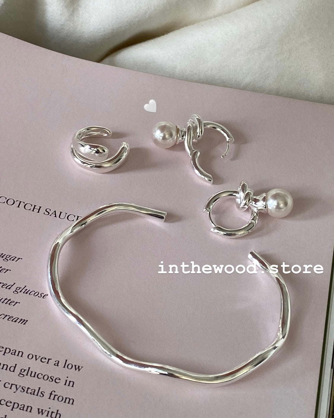 [925silver] Victoria Pearl Earrings