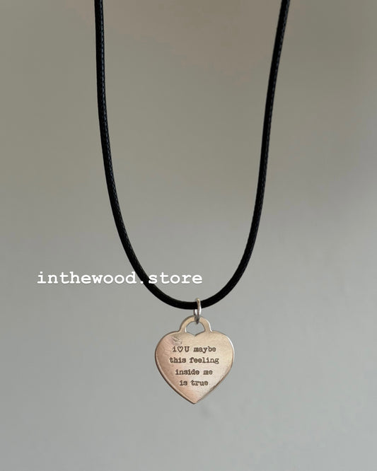 [925silver] 客制刻字 LOVE Letter Necklace