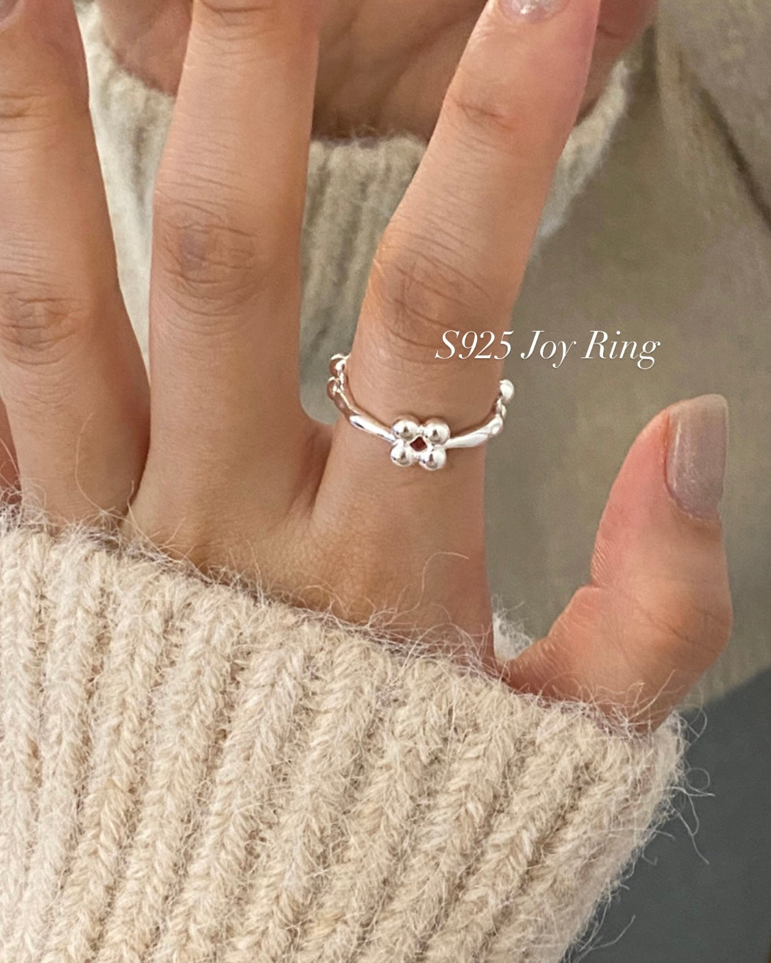 [925silver] Joy Ring
