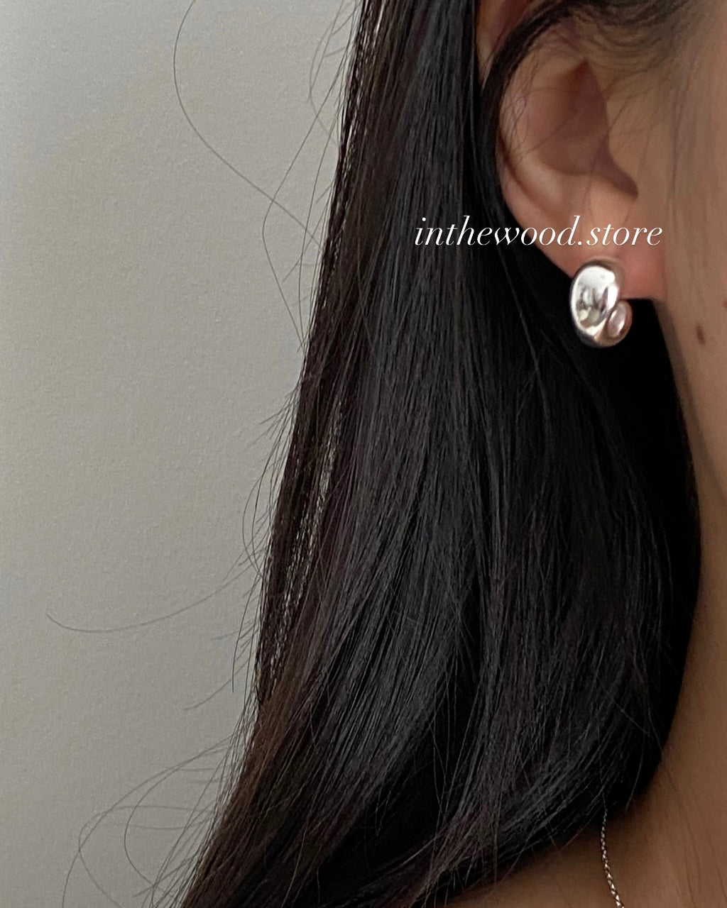 [925silver] Curve Earrings