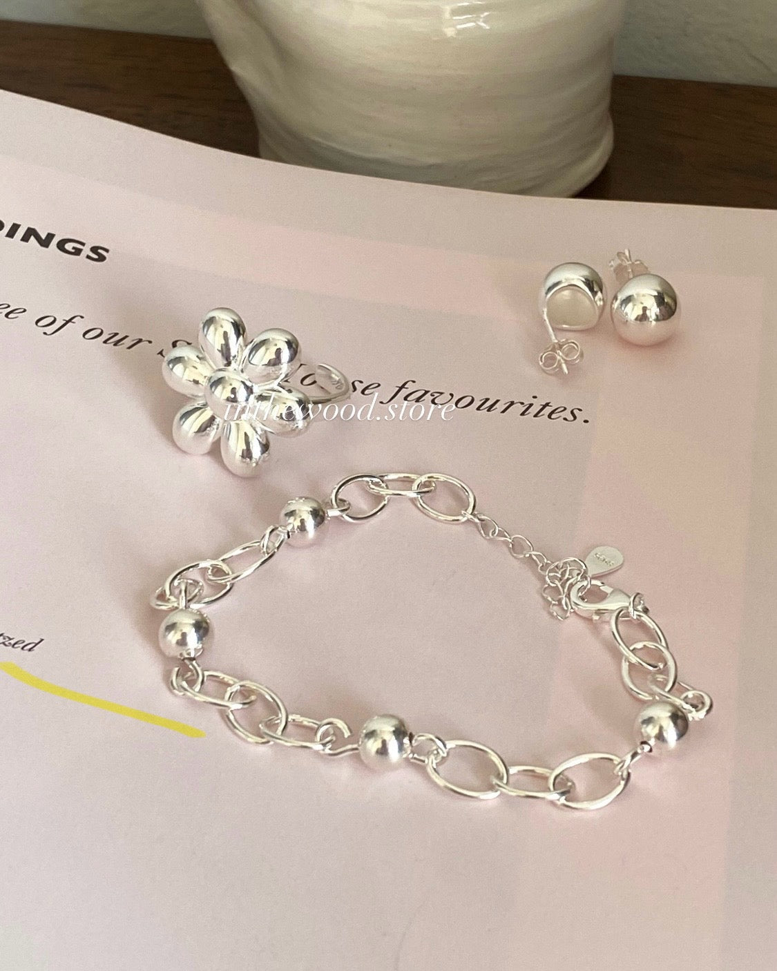 [925silver] Mega Daisy Ring