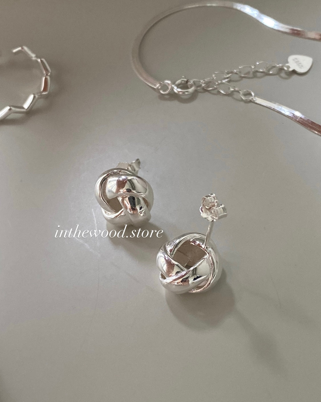 [925silver] Jane Rose Earrings