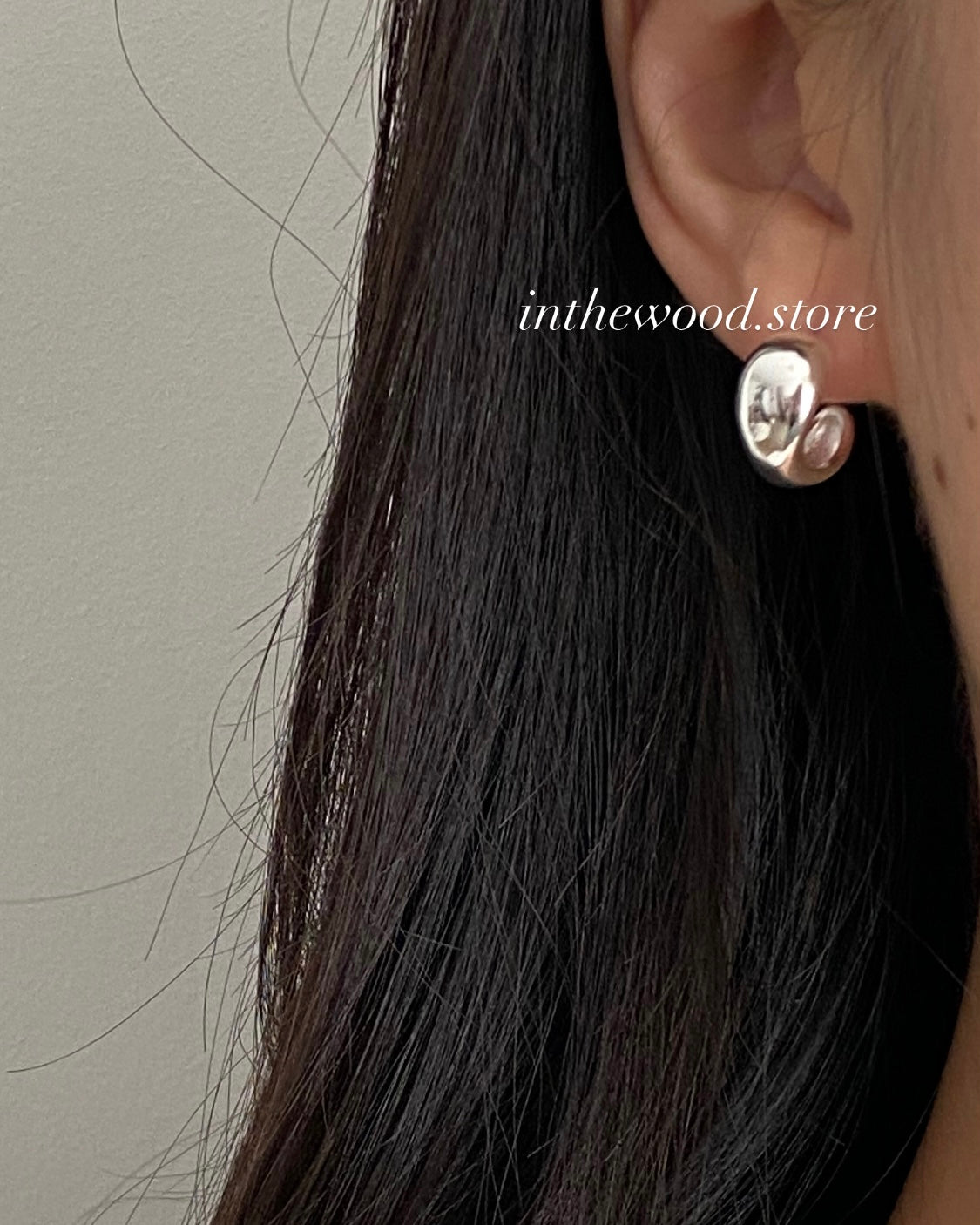 [925silver] Curve Earrings