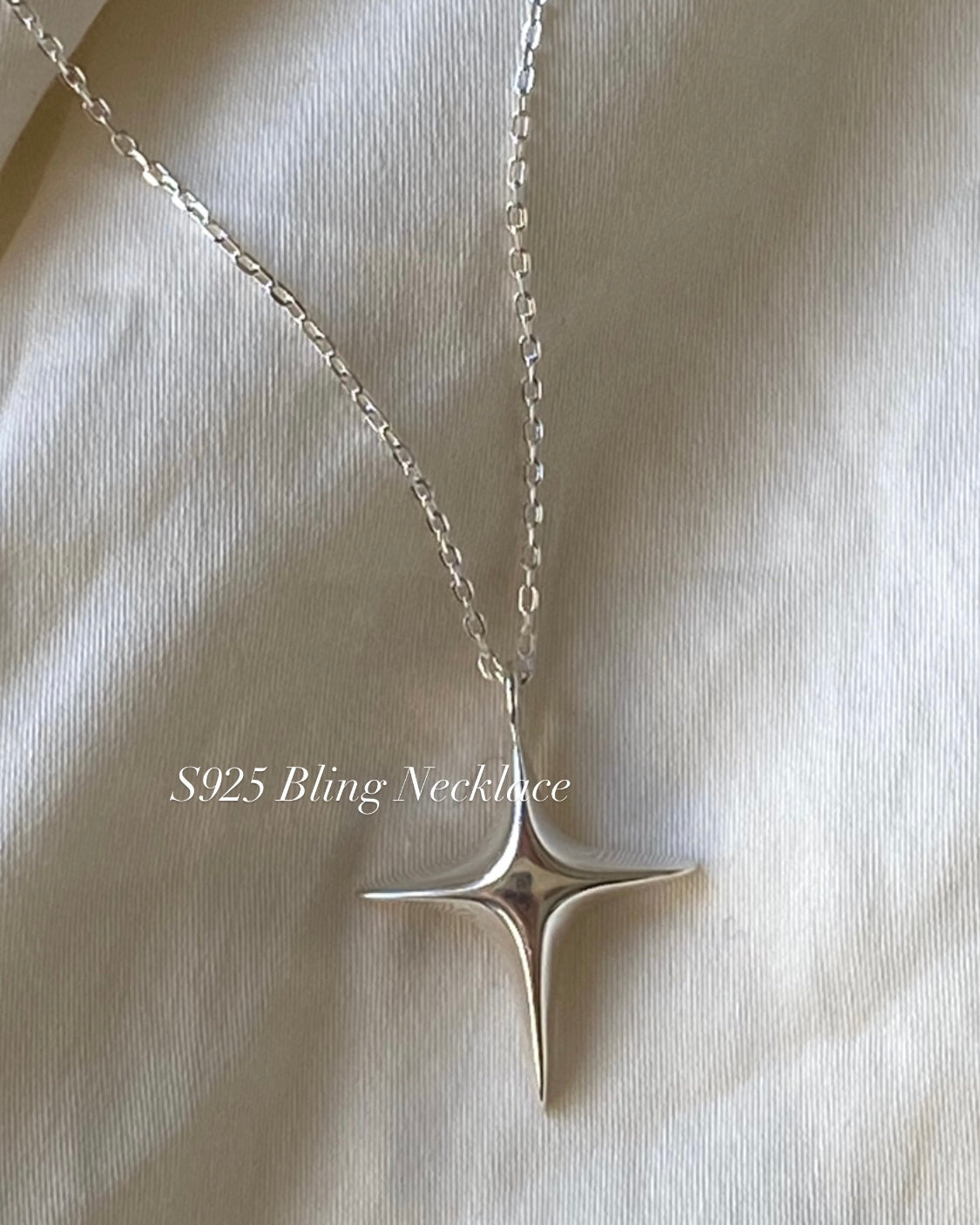 [925silver] Bling Necklace