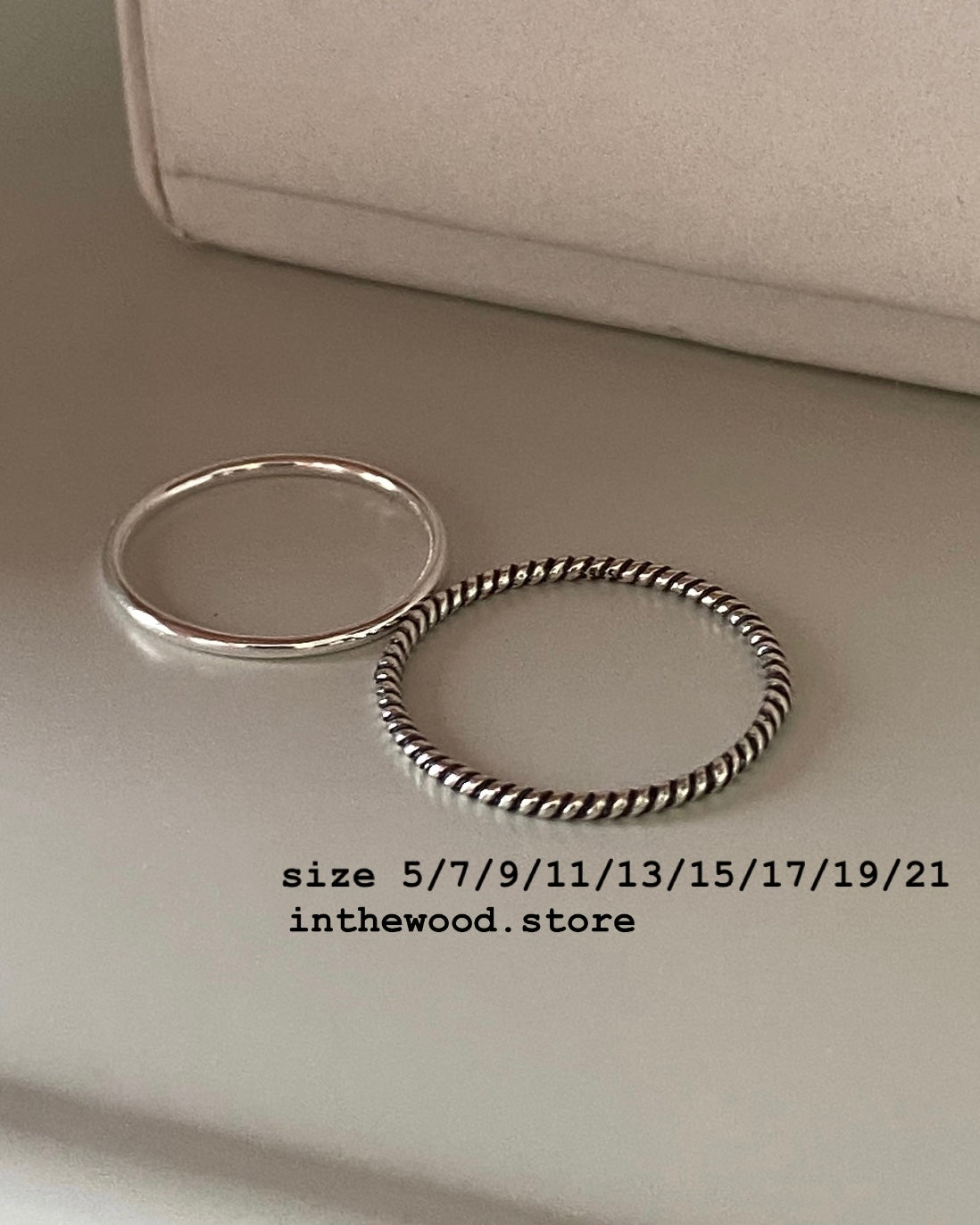 [925silver] Basic Vintage Twist Ring