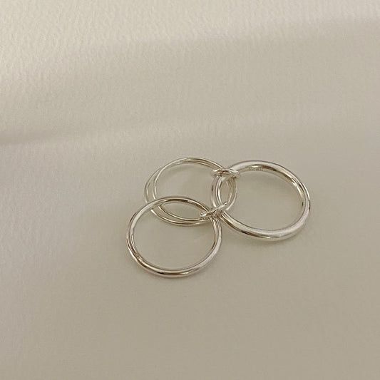 [925silver] Multi Round Ring