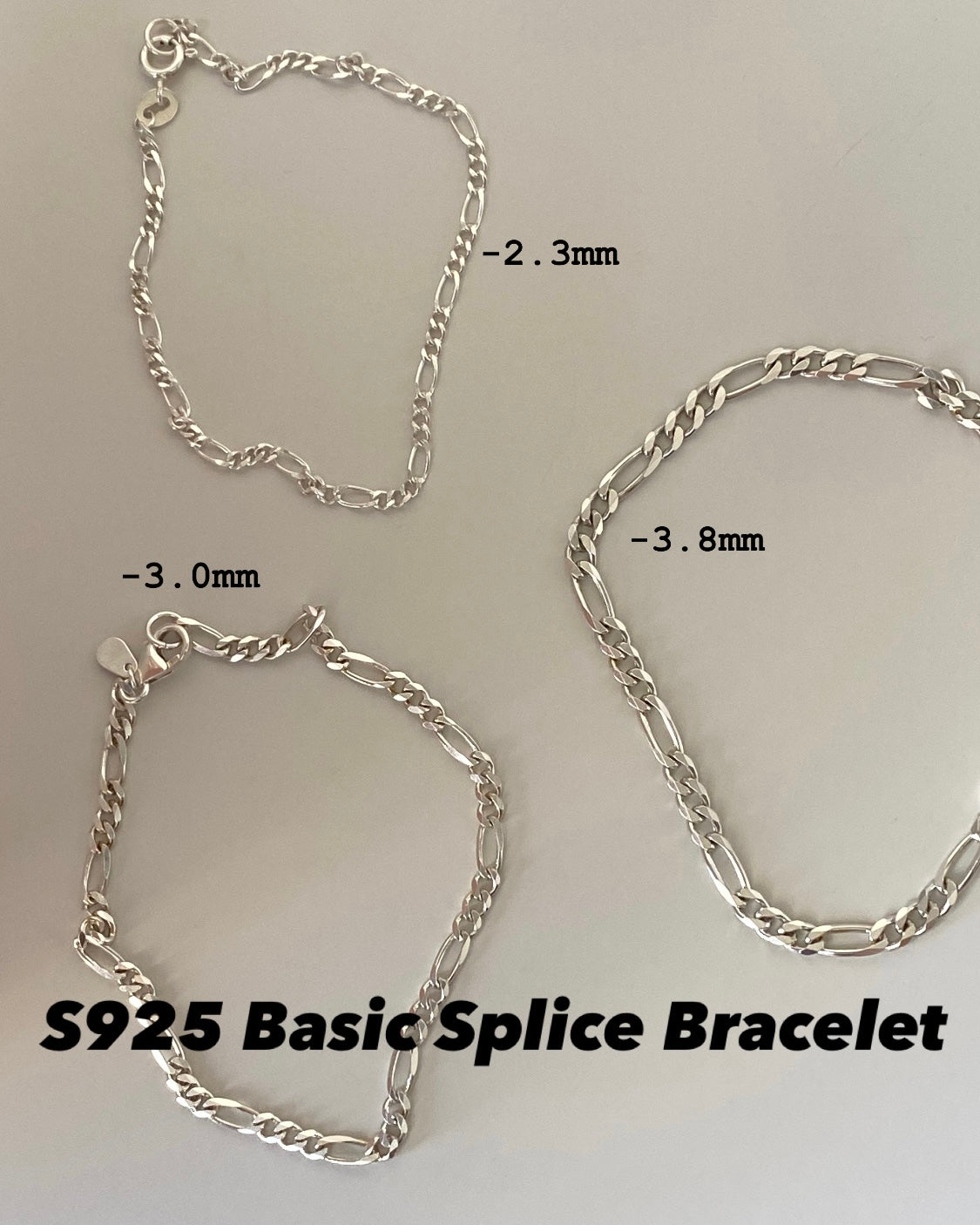 [925silver] Basic Splice Bracelet