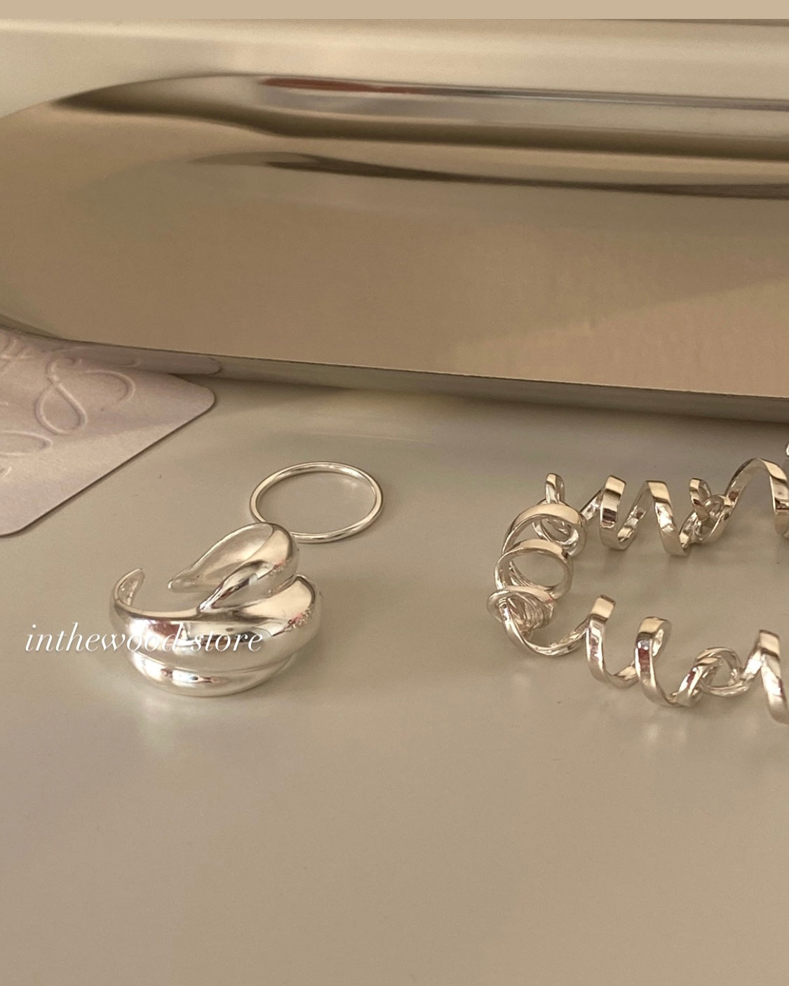 [925silver] Croissant Ring