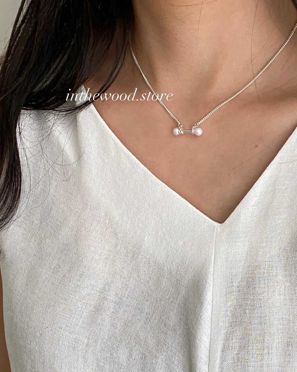 [925silver] Magic Pearl Necklace