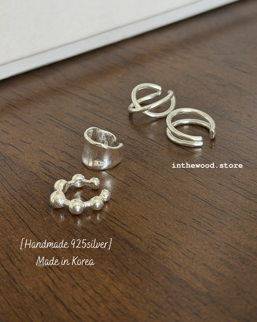 [Handmade 925silver] Cross Ear Cuff