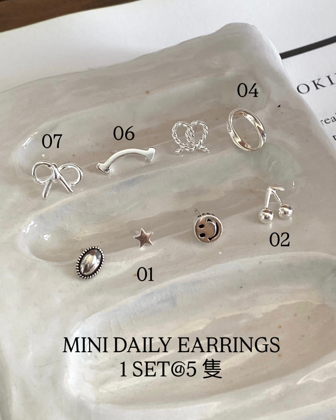 [925silver] MINI Daily Earrings