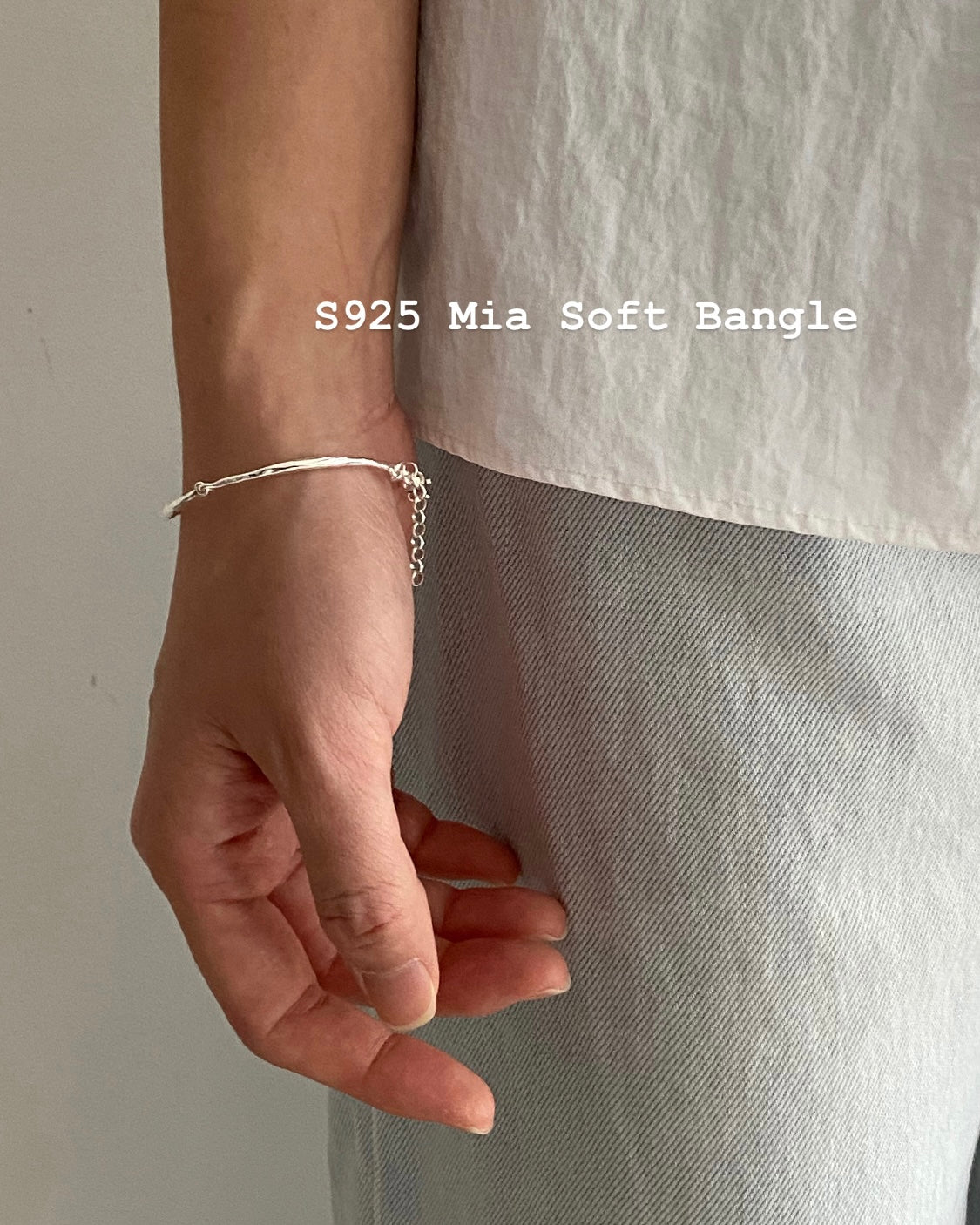 [925silver] Mia Soft Bangle