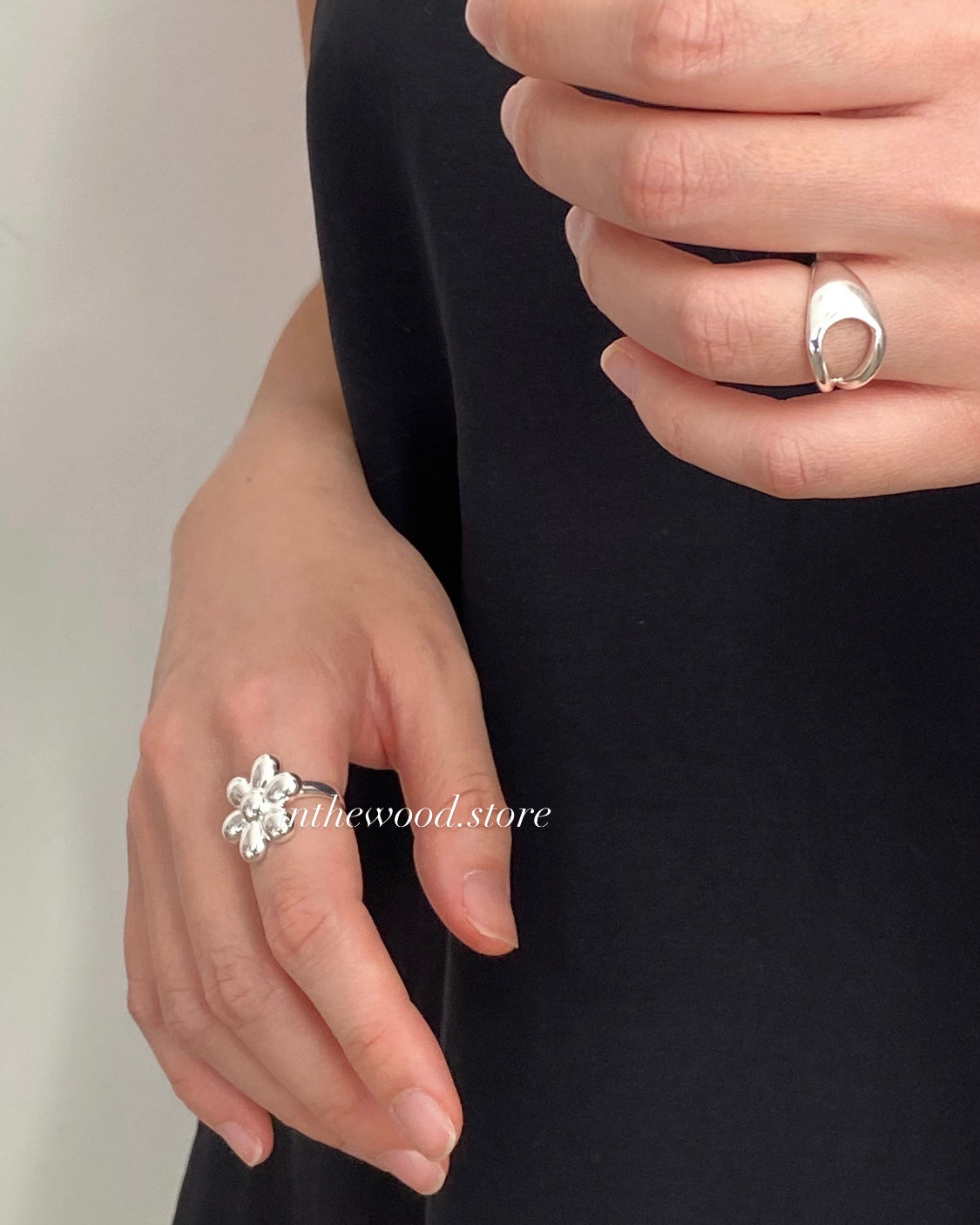 [925silver] Mega Daisy Ring