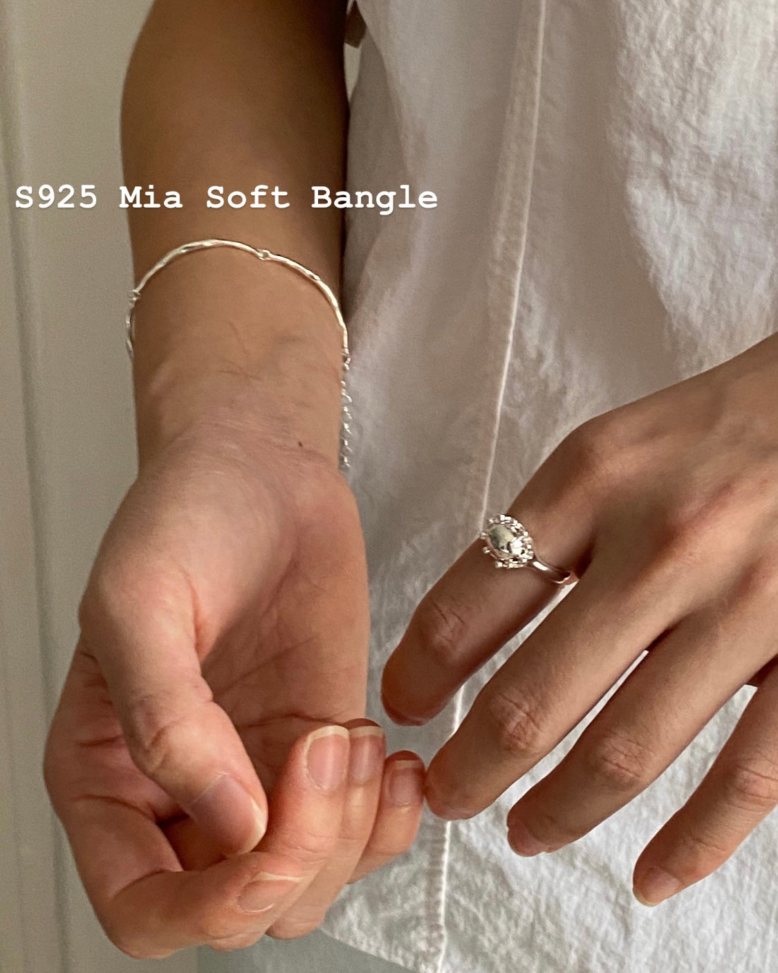 [925silver] Mia Soft Bangle