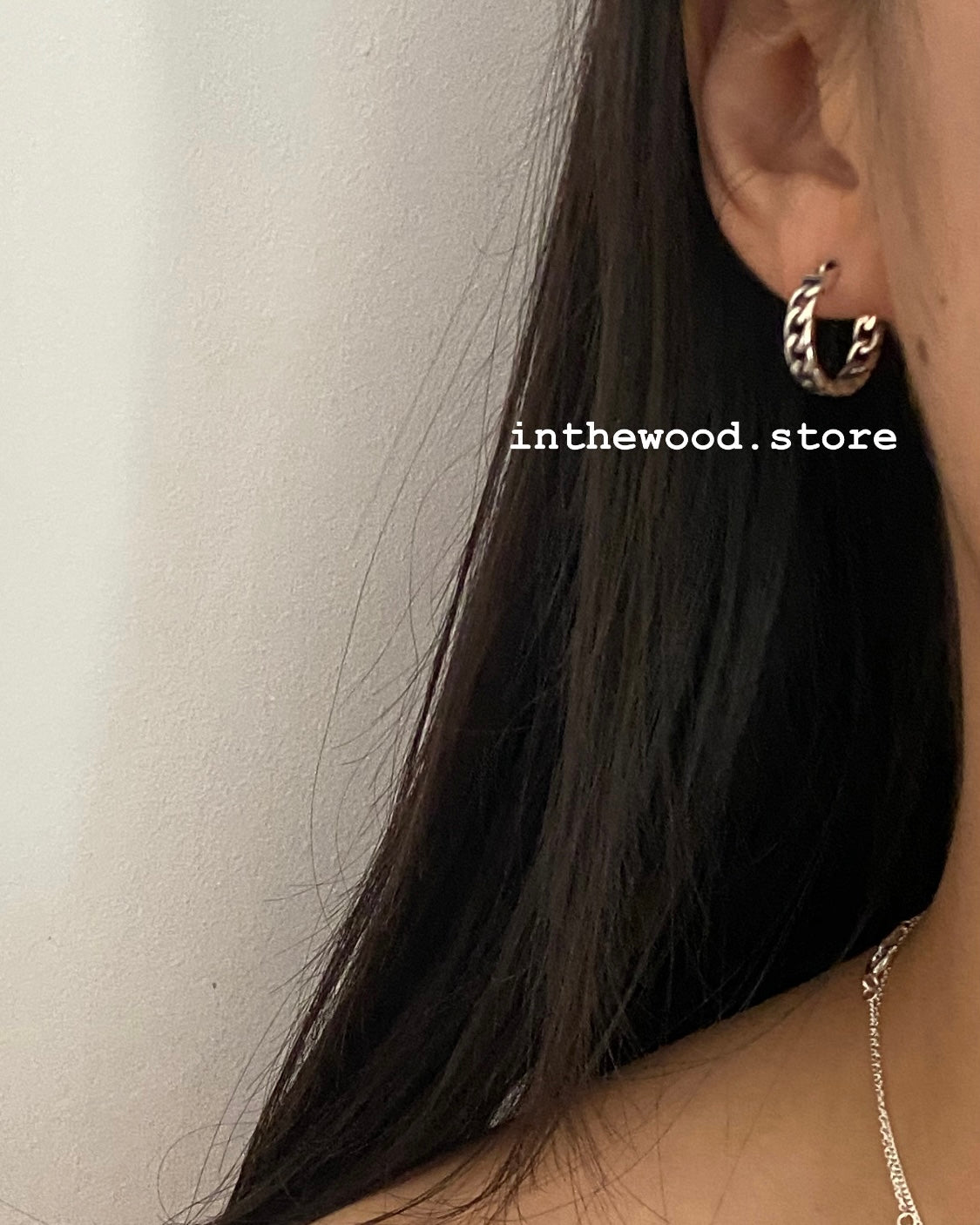 [925silver] Vintage Chain Earrings