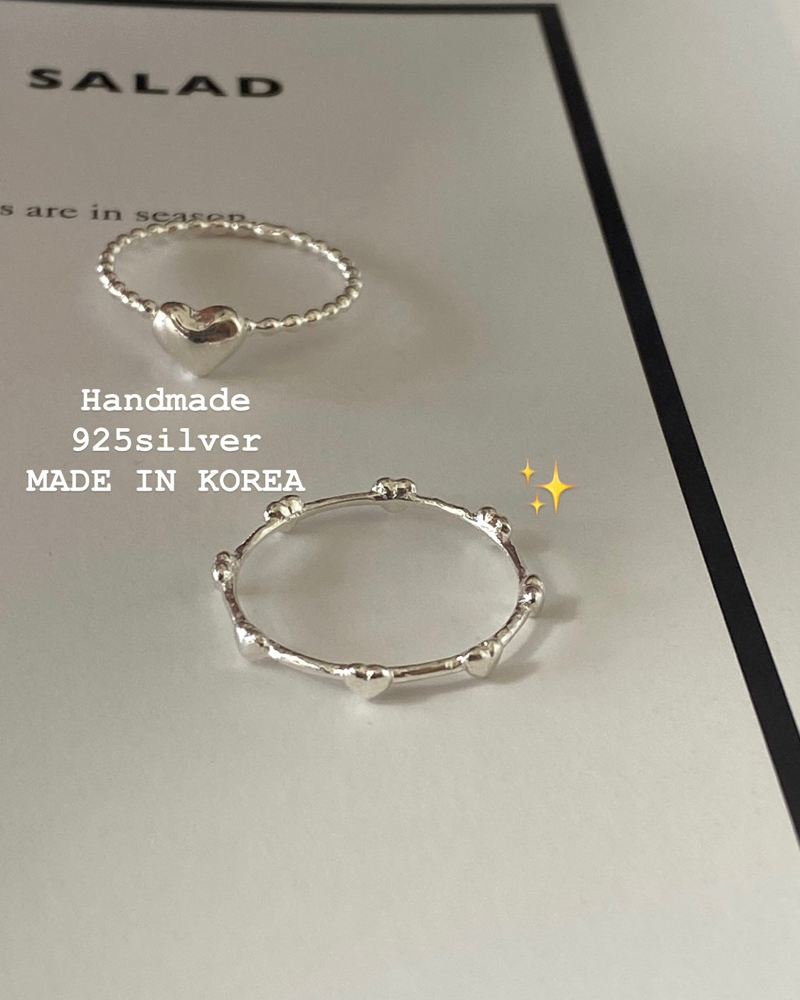 [Handmade 925silver] Plump Heart Ring