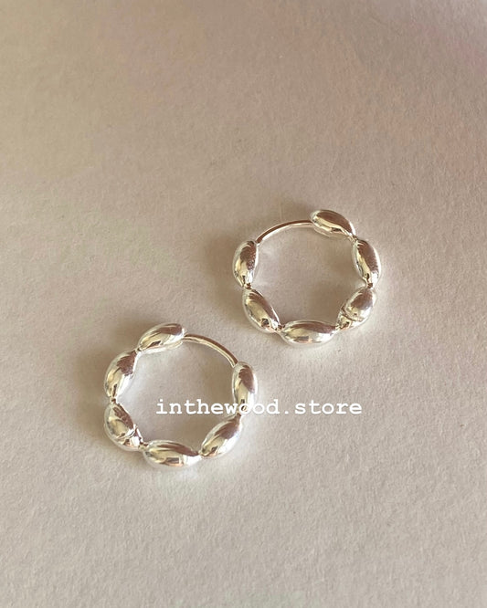 [925silver] Bubble Earrings