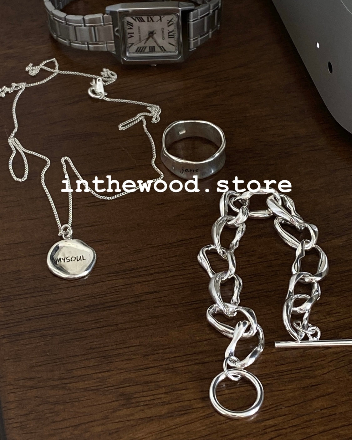 [925silver] Bold TO Chain Bracelet