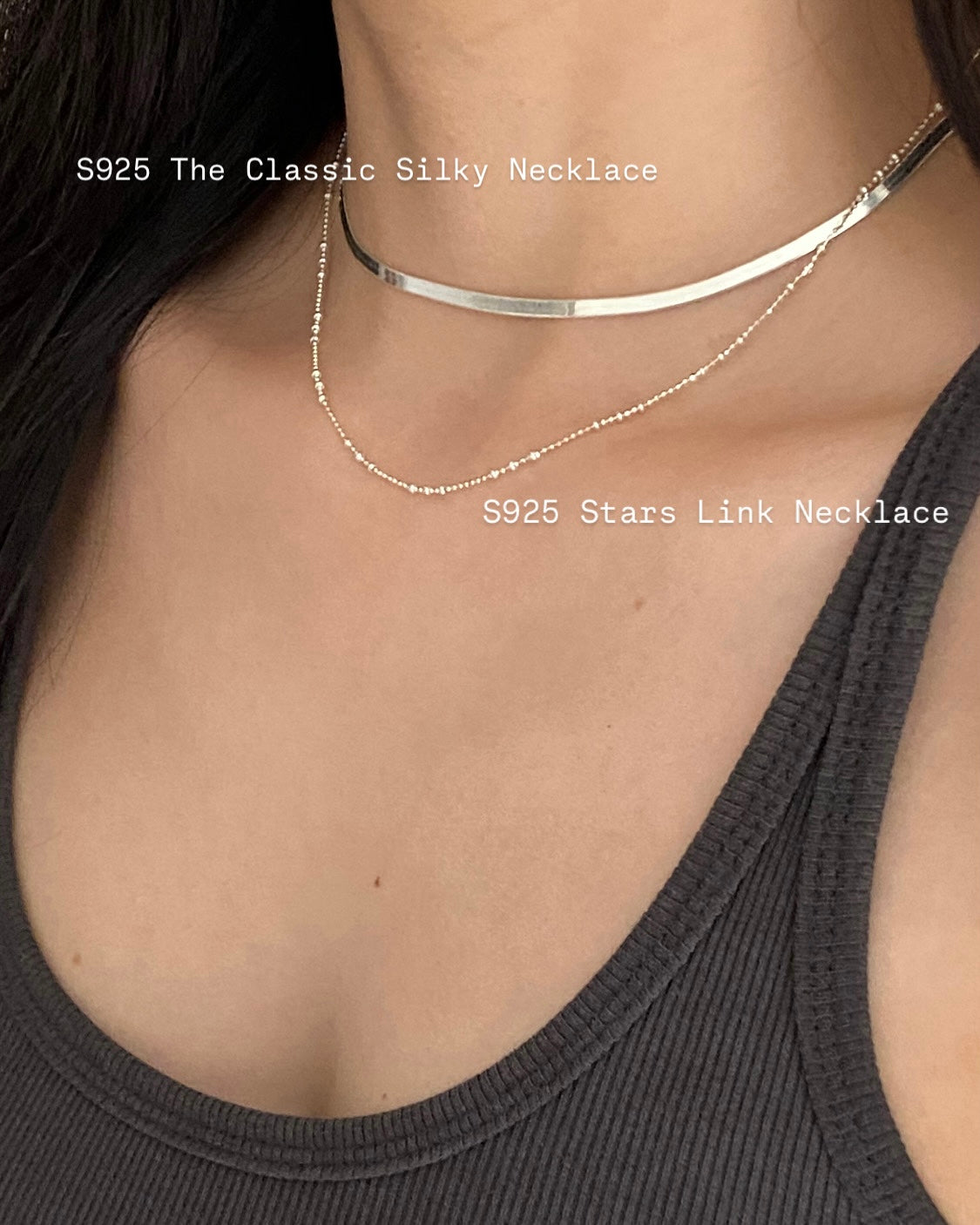 [925silver] The Classic Silky Necklace